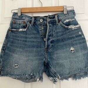 Abercrombie high rise short shorts